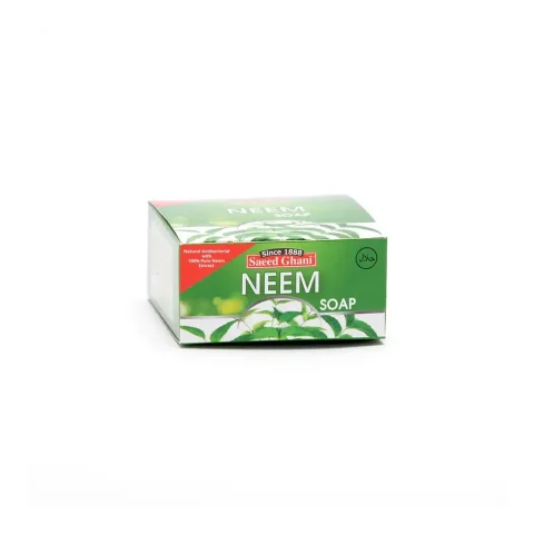 Saeed Ghani Pure Anti Acne Neem Soap 75gm product visual for Wali Cosmetics Traders