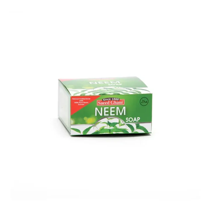 Saeed Ghani Pure Anti Acne Neem Soap 75gm - Wali Cosmetics Traders