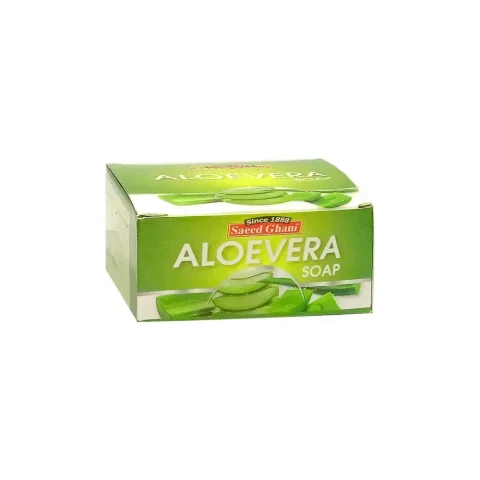 Saeed Ghani Aloe Vera Soap 75gm product visual for Wali Cosmetics Traders