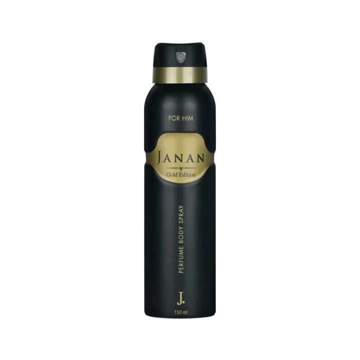 J. Janan Gold Edition Perfume Body Spray 150ml - Wali Cosmetics Traders