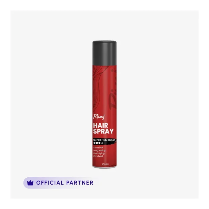 Rivaj Super Firm Hold Hair Spray 420ml - Wali Cosmetics Traders